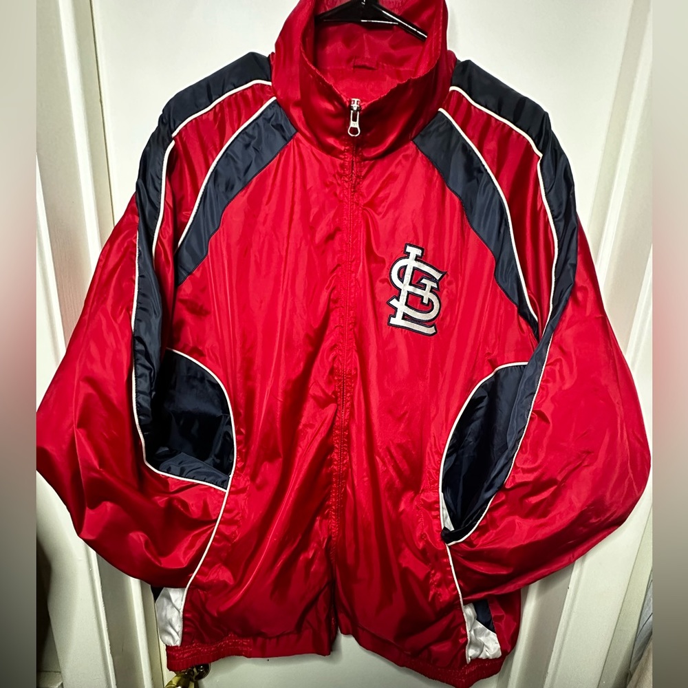 MLB genuine merchandise St. Louis Cardinals wind breaker.